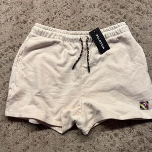 Peloton Women's Athletic Cream Shorts